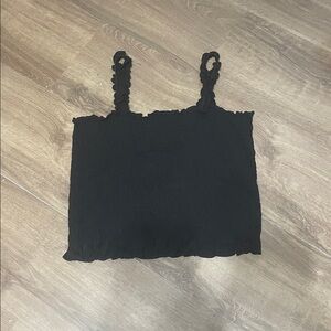 Old Navy Black Textured Camisole